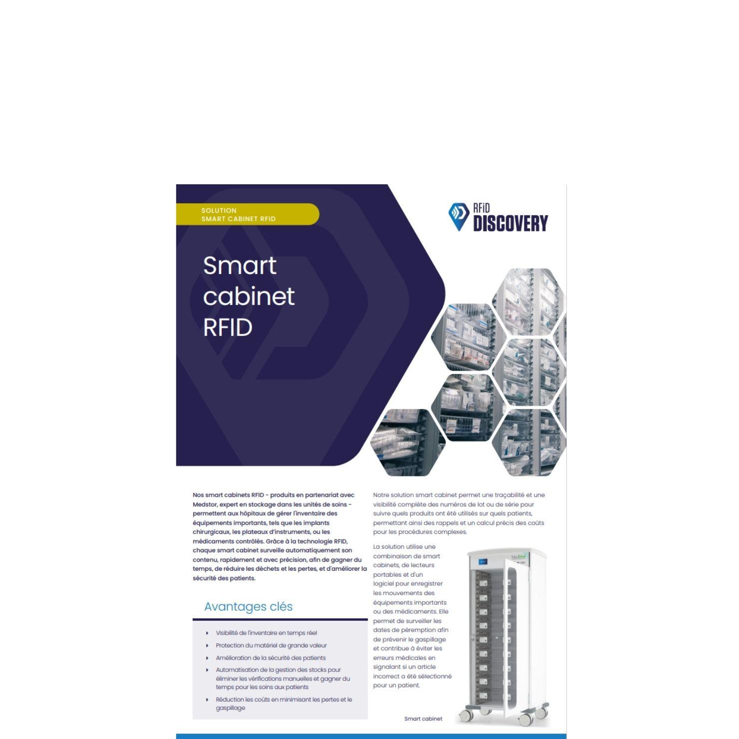 smart cabinet rfid french brochure