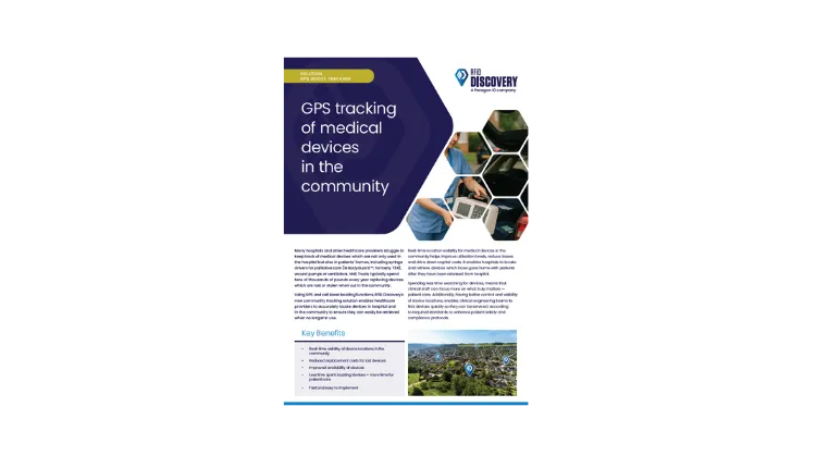 gps tracking of medical devices brochure