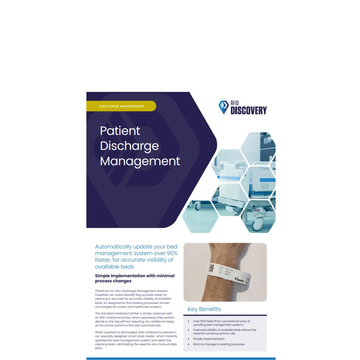 patient discharge management brochure