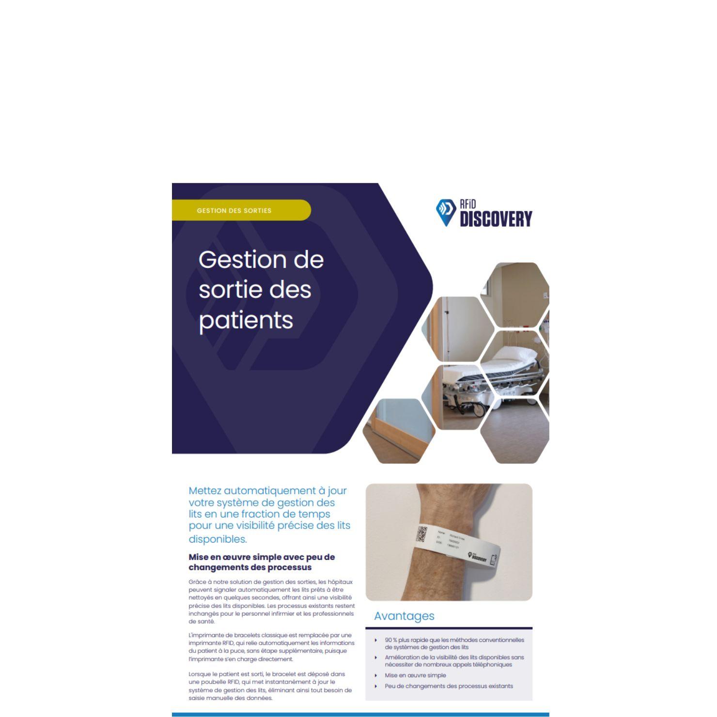 gestion de sortie des patients brochure