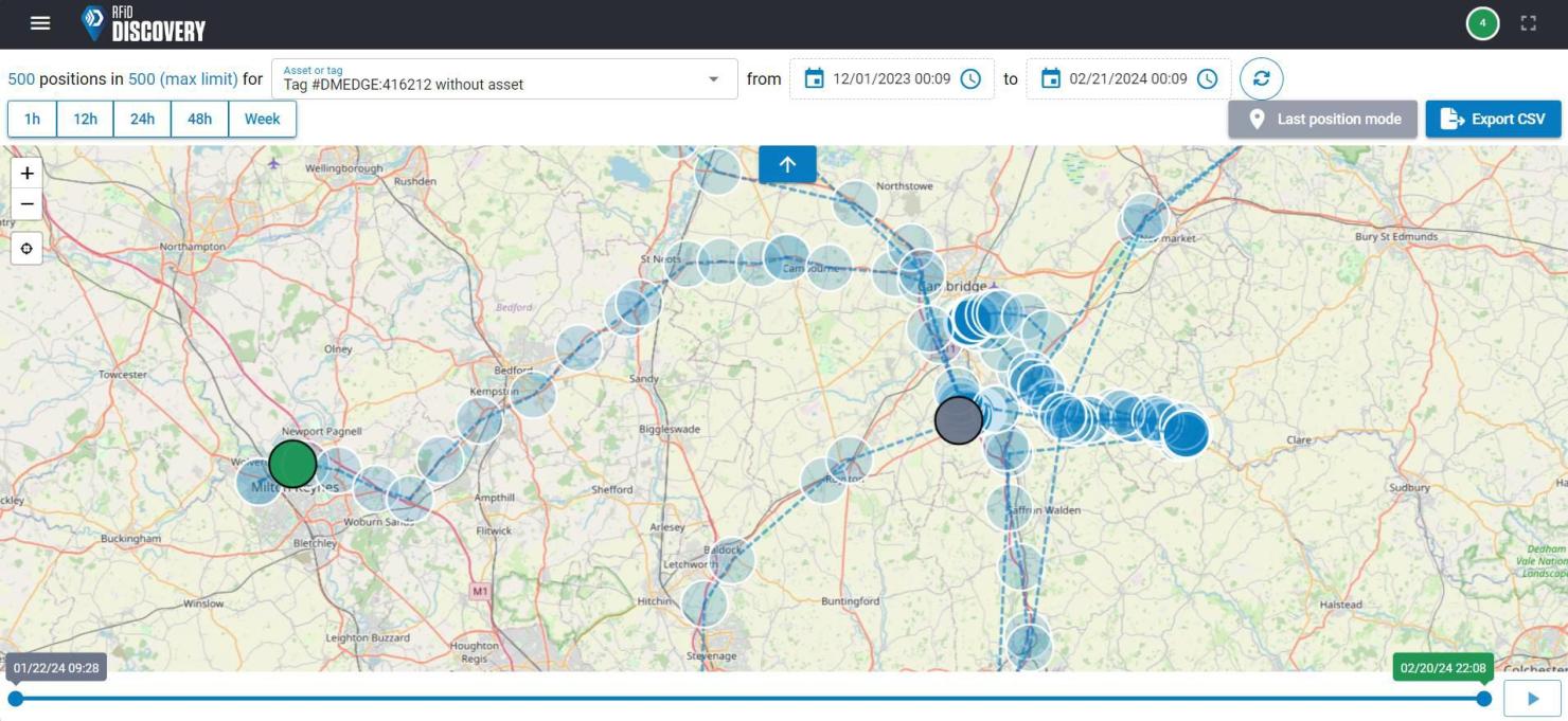 user interface gps tracking