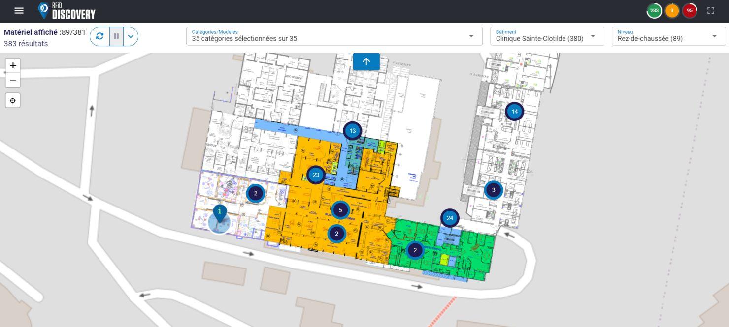 BLE map view