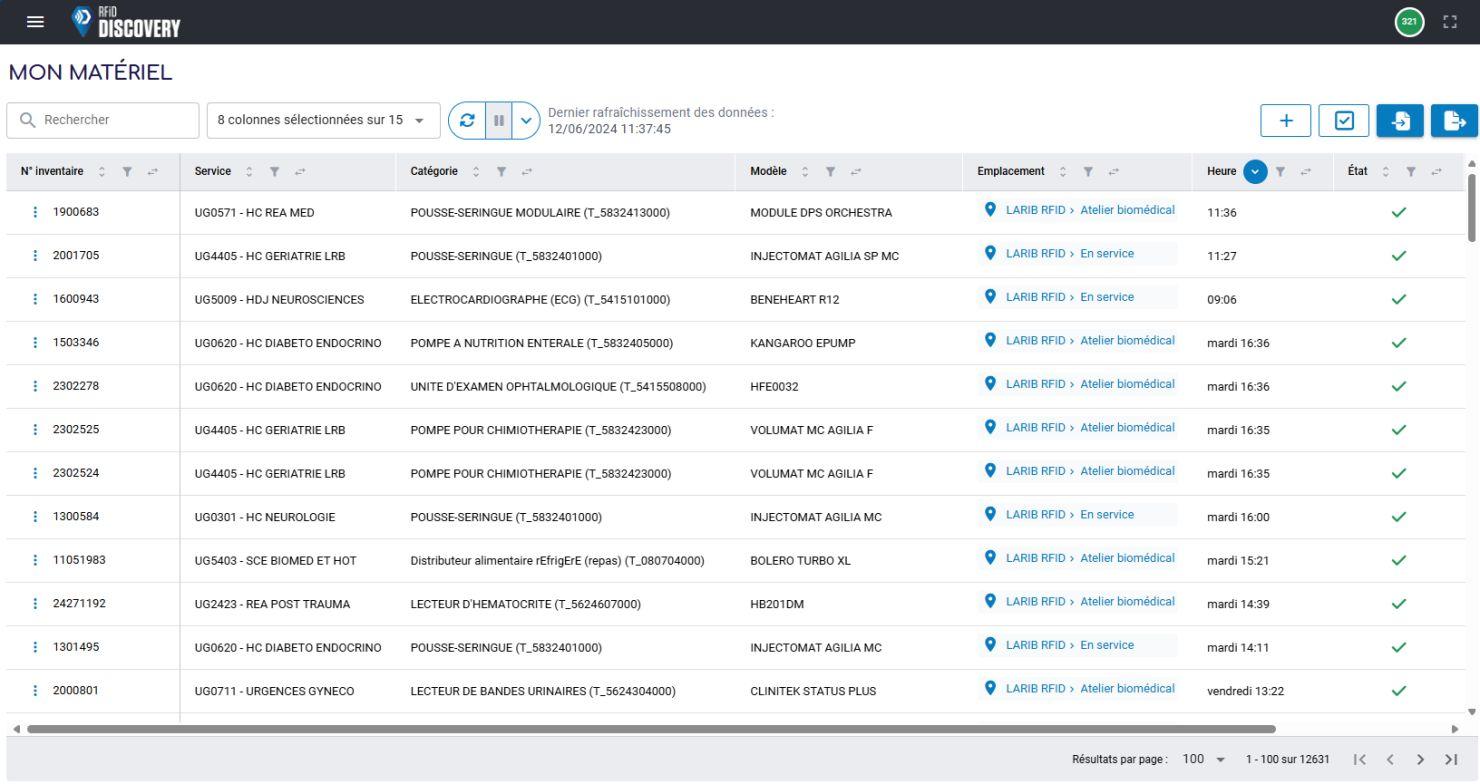 screenshot asset tracking rfid discovery software