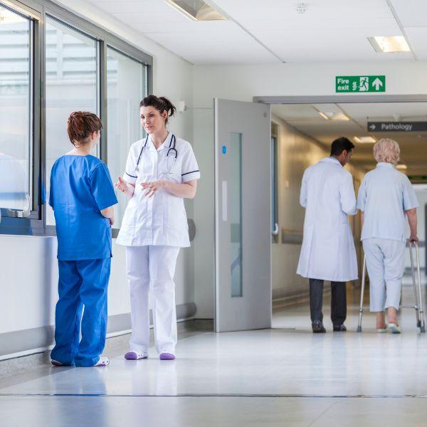 patient in a hospital